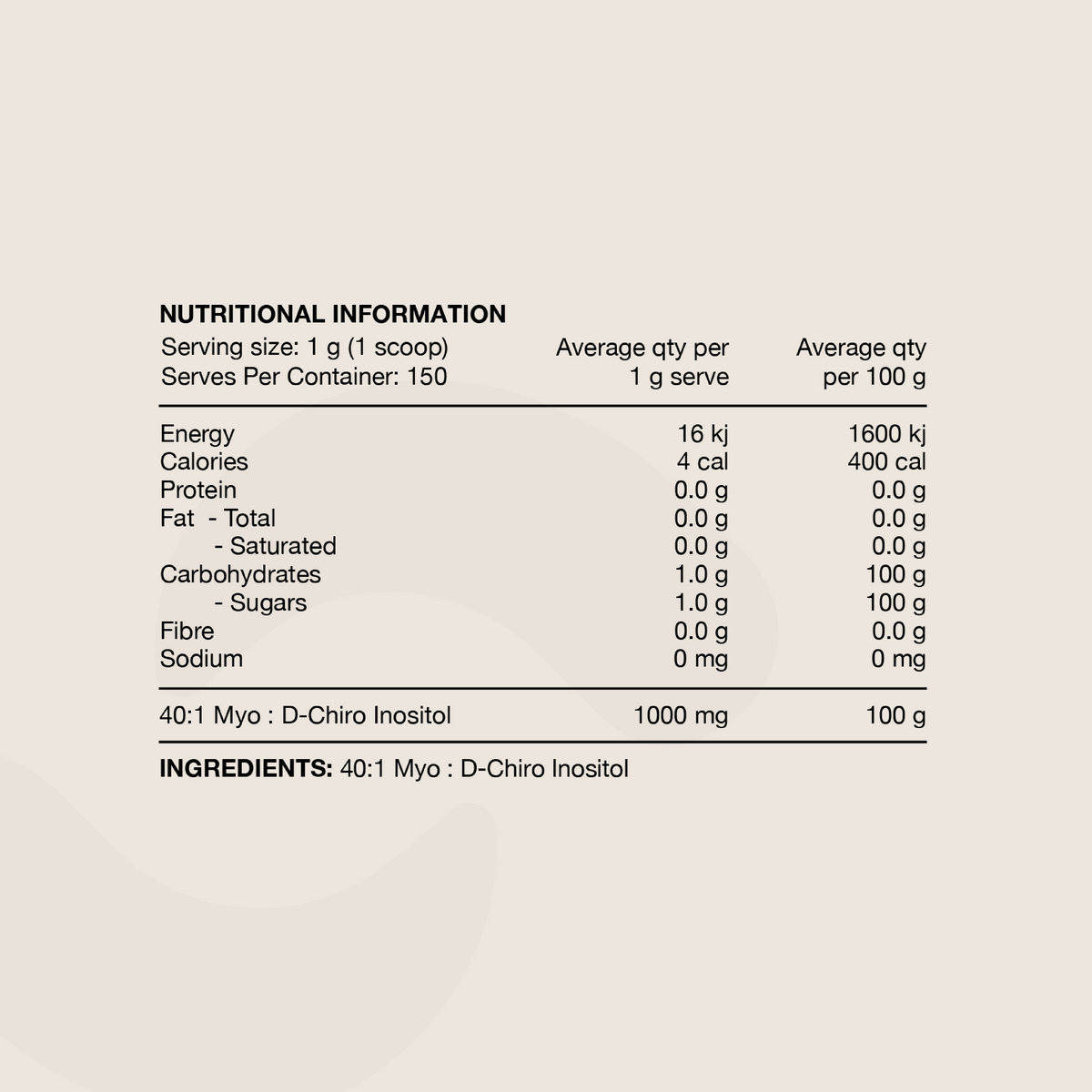 Inositol Powder – Switch Nutrition