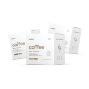 Switch Nutrition Coffee Mental Focus Elixir Bundle - Includes three boxes of Espresso flavour, each containing 25 x 6g sachets (150g total). Contains mushrooms to reduce tiredness and fatigue, and increase mental energy, alertness, and focus. Naturally sweetened with a 30-day money-back guarantee.