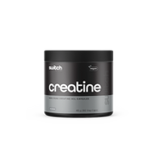 Switch Nutrition Creatine 100% Pure Creatine HCL Capsules 45g (90 Veg Caps) - Vegan-friendly capsules designed to support muscle strength and performance. Comes in a black container