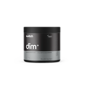 Switch Nutrition DIM+ Diindolylmethane + Calcium D-Glucarate 36g (60 Veg Caps) - Vegan-friendly capsules designed to support hormonal balance and detoxification. Comes in a black container