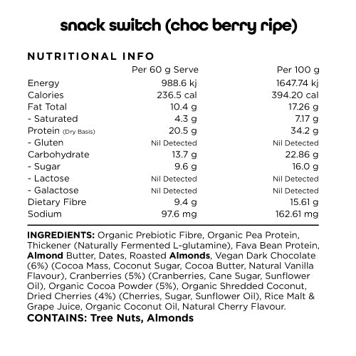 Snack Switch ~ Box 12 Bars